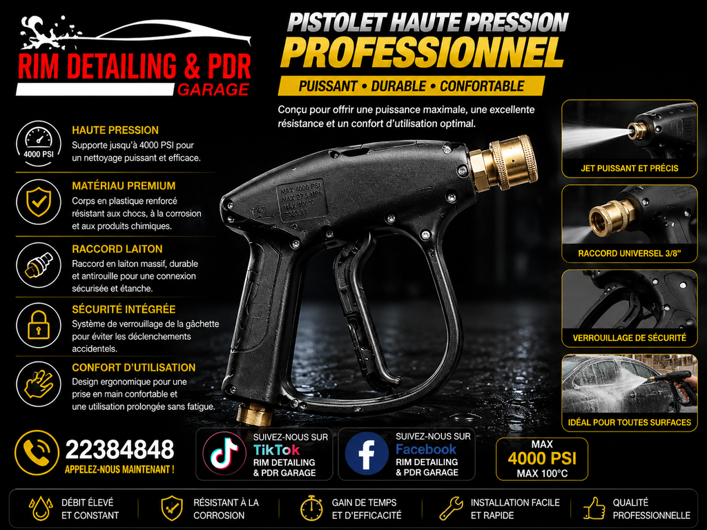 Pistolet haute pression