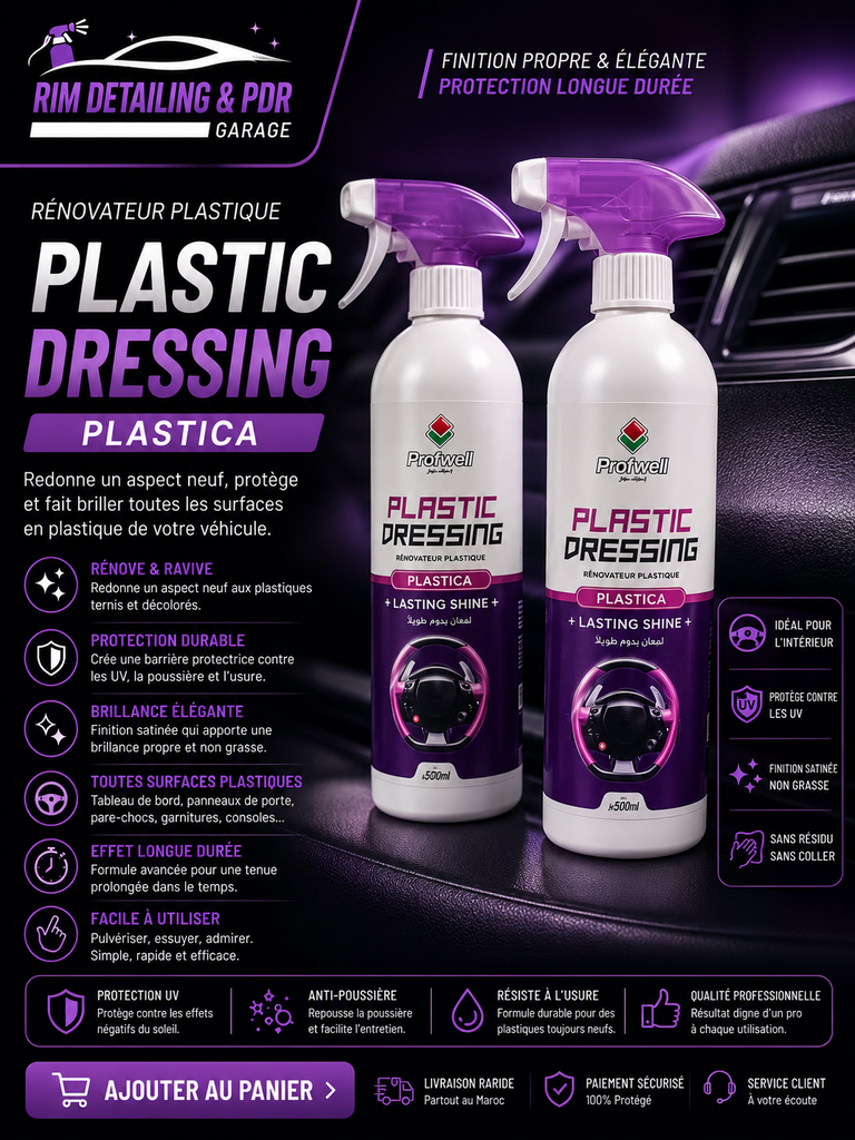 Plastic dessing