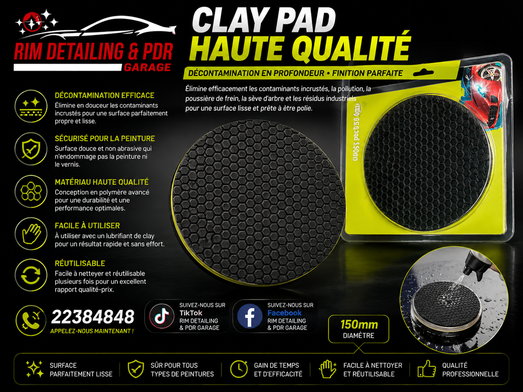 Pad clay bar